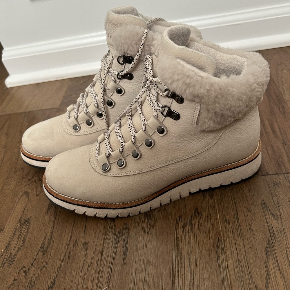 Cole Haan Women's Winter Boots in Cream